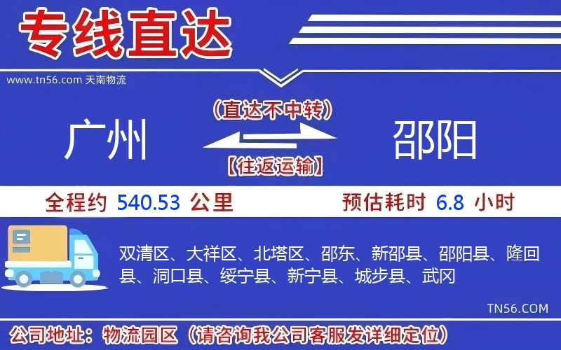 廣州到邵陽(yáng)物流公司